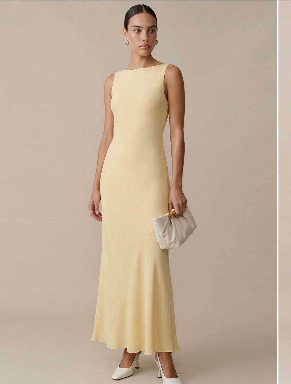 New few Moda O.P.T Winona dress butter yellow $197 Sz XL